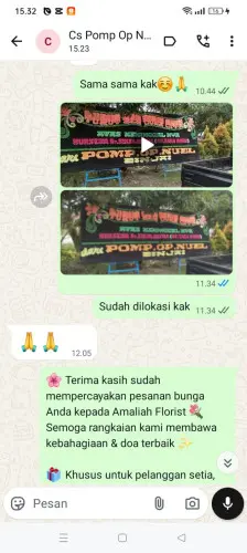 Testimonial Papan Bunga sobang