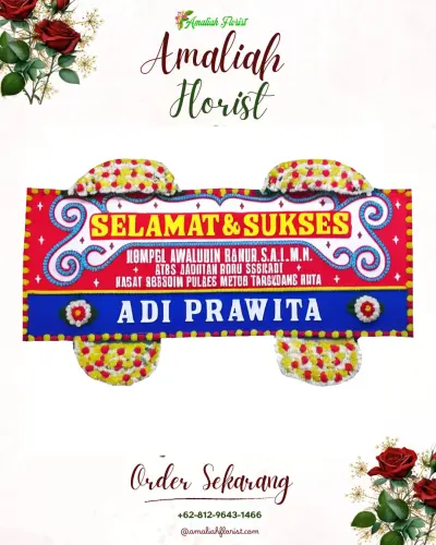Karangan Bunga Ucapan Selamat sobang